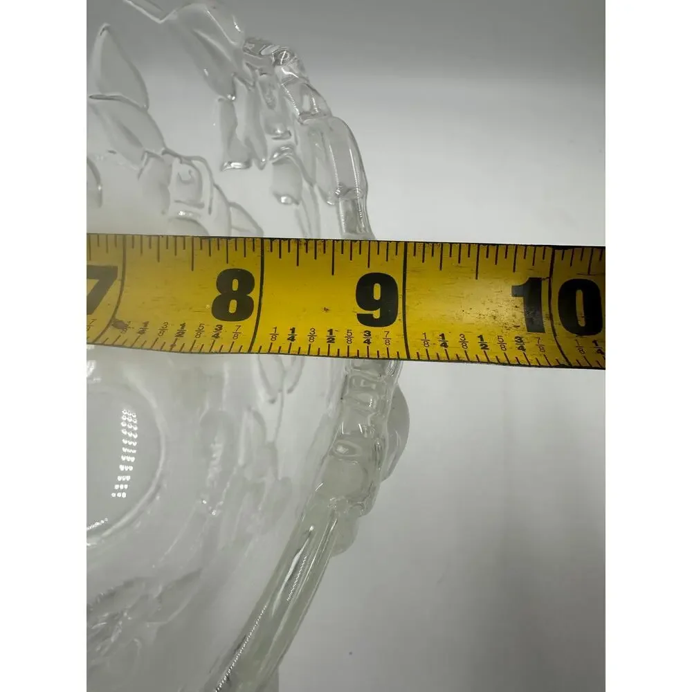 Choice Vintage Mikasa Bella Rosa Clear, Serving Bowl 9 Inch